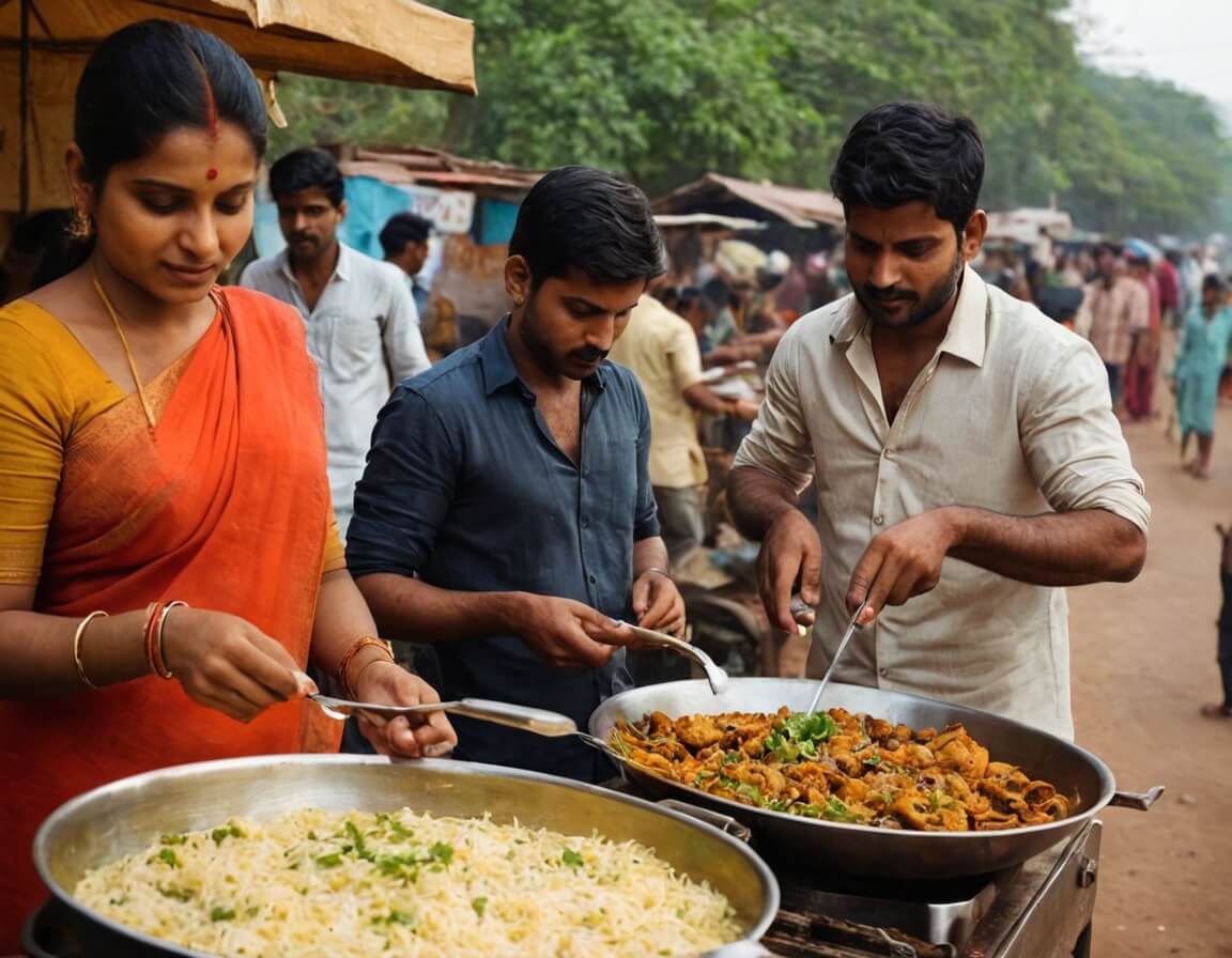 Vibrant Indian dish prepared during a Ganga Club culinary workshop